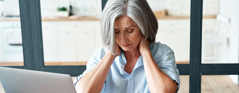 patient needing neck pain in need of shockwave therapy in La Verne