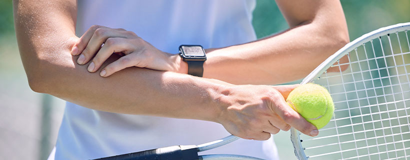patient needing tennis elbow in need of shockwave therapy in La Verne